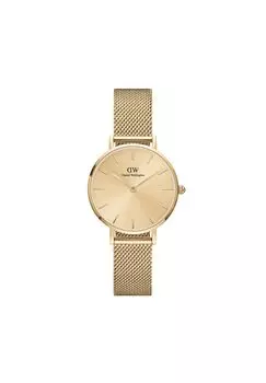 Year Imported Daniel Wellington DW Watch Ladies Petite Unitone 28mm Watch Brand Stylish Gold Present Her Simple Present Gift [Official Shop/2