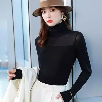 Year of Birth Red Inner Match Sexy Top Bottoming Shirt 62 black Size M 45.50 kg-49.50 kg