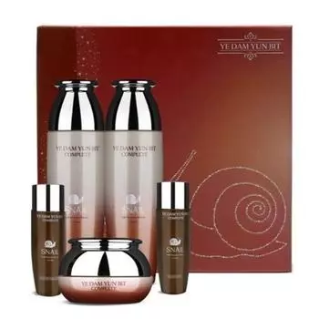 YEDAM YUN BIT COMPLETE SNAIL RECOVER WOMAN SKIN CARE 3 SET, Антивозрастной, Kbeauty, Корейская косметика, образец