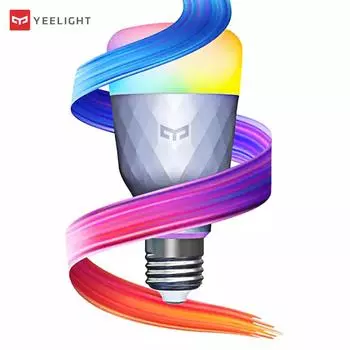 Yeelight 1SE красочная лампа E27 умное приложение WIFI пульт дистанционного управления умная светодиодная лампа температуры работает с Google Alexa