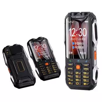 YEEMI Q9+ 4G смартфон 3,5 дюйма 5400 мАч WIFI Bluetooth фонарик камера две SIM-карты две кнопки ожидания мобильный телефон чёрный