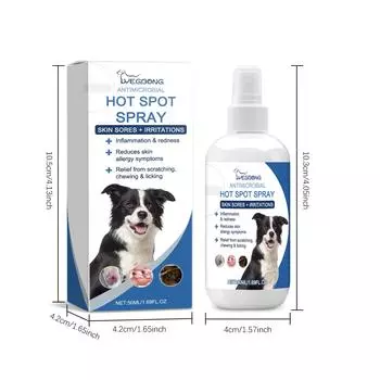Yegbong Dog Conditioner Spray для кожи собак Dog Leave in Conditioner Spray для сухой кожи собак и снятия зуда у собак 50ml
