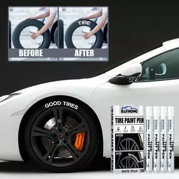 YEGBONG Professional Magic Car Scratch Repair Paint Pen Care Tools Touch Up Scratch Repair Care Tool Водонепроницаемая автомобильная ручка для маслянистой марки 4pcs/box