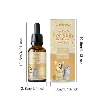 Yegbong Spray for Dogs Лосьон для собак без запаха для сухой зудящей кожи Лосьон-спрей для собак 30ml
