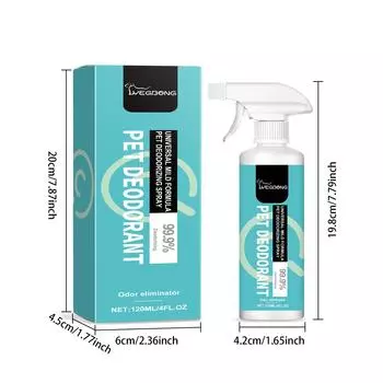YEGBONG устраняет запахи на молекулярной основе, Собаки, Кошки, Дезодорант, Natures, Щенок, Свежий, Чистый, Мебель, Горшок, Безопасный 120ml