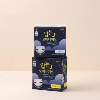 Yejimiin Ночной 4P 2 вида, выберите 1 (средний/большой) Wear over medium size 4P