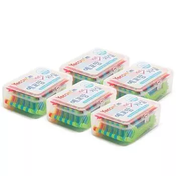 Yekko Mom Kids в твердом футляре для зубной нити, 40 шт., 5 шт.