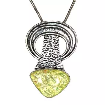 Yello Austrelian Opal Gemstone Mother s Day Silver Jewelry Pendant 2