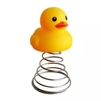 Yellow Duck Christmas Tree Topper Decoration Reusable 3D Spring Duck Xmas Tree Top Ornament Christmas Party Supplies B