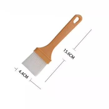 Yellow Handle Oil Brush Pancake Brush Household Barbecue Brush Heat-resistant Small Brush