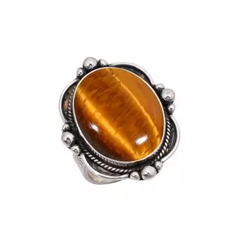 Yellow Tiger Eye - South Africa 925 Sterling Silver Ring V7995, Yellow Ring, Oval Ring, Valentin s Day Gift, Gift For Her, Birthday Gift, Handmade Jew