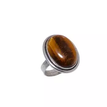 Yellow Tiger Eye - South Africa Gemstone 925 Sterling Silver Ring V8519, Yellow Ring, Oval Ring, Valentin s Day Gift, Gift For Her, Birthday Gift, Han