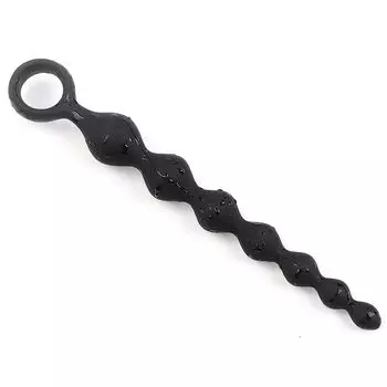 Yemax Анальная пробка Силиконовый анальный дилдо для начинающих Тонкий стиль анальных бусин для мужчин Игрушки для взрослых Товары для взрослых для женщин Анальные товары Анальное расширение Анальный