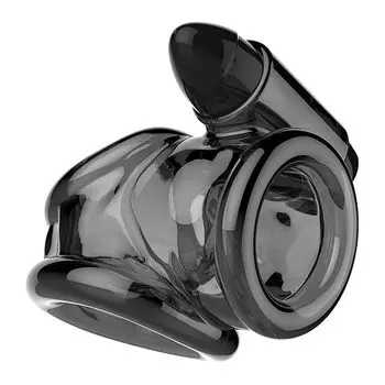 Yemax Cock Penis Electric Penis Adult Sex Toys for Soft Penis Penis Black Ring, Ring, Vibrator, Rotor, Sack, Goods, Men, TPE, Elastic, Anti-Slip,