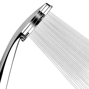 YenHome Ручная насадка для душа высокого давления из АБС-пластика с хромированной водосберегающей насадкой для душа Аксессуары для ванной комнаты Душевые головки серебряный