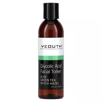 YEOUTH, Тоник для лица с гликолевой кислотой, 6 жидких унций (178 мл)