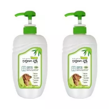 Yeppi Skincare Dog Shampoo для всех собак, 750 мл, 2 шт, корейский шампунь для домашних животных