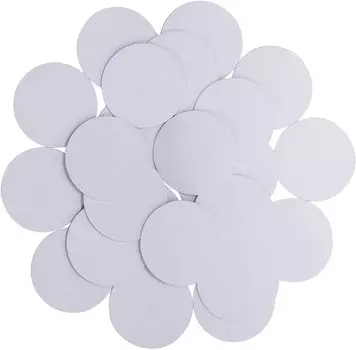 YFFSFDC NFC-тег NTAG215 Монета-карта NFC-тег NFC-монета Водонепроницаемый Диаметр 25 мм 504 байта ПВХ-материал Универсальный TagMo Amiibo Совместимость с iPhone Android