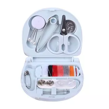 YFFSFDC Швейные принадлежности 6 цветов для шитья Швейные инструменты Ручное шитье Швейная одежда Мини швейный дорожный футляр для хранения в комплекте Набор, Набор, Нитки, Набор, синий
