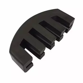 YFFSFDC Скрипичная сурдина глушитель резиновая СКРИПИЧНАЯ сурдина для ночных занятий 4/4 легкий, компактный, портативный, чёрный