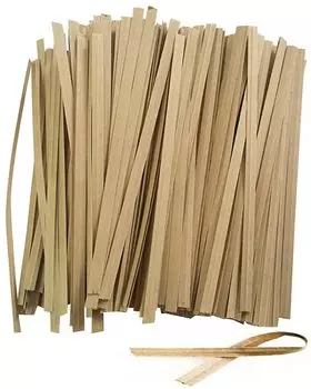 YFFSFDC виниловая упаковка для галстука, галстук-бабочка, перекручивающаяся упаковка для хлебного мешка, проволочный декоративный утюг, 8 см бумаги, бумага, упаковка, галстук, материал, проволока, [набор