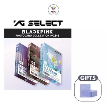 YG SELECT BLACKPINK КОЛЛЕКЦИЯ ИГРОВЫХ ФОТОКАРТ №1~3 Random