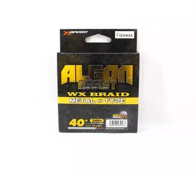 YGK Algon Assist WX Оплетка с металлическим проволочным сердечником, размер 4 м, 40 340 фунтов, белый цвет (9477) белый