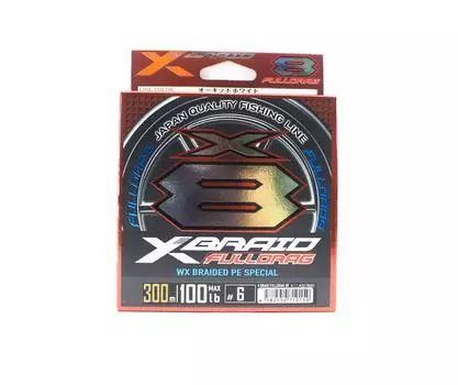 YGK PE Line X Braid Full Drag X8 300 м PE 6 Макс. 100 фунтов (0159)