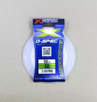 YGK X Оплетка Поглотитель D Spec Нейлоновый амортизатор Leader Line 30 м 50 фунтов (1910) чистый