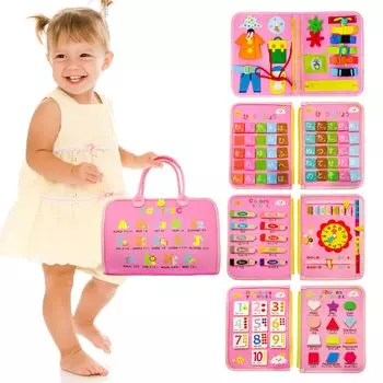 YGKIPEG Монтессори игрушка Бизиборд Хирагана Хё Японский Английский развивающая игрушка Девочки Мальчики развивающая игрушка Пальчиковое образование 1 год 2 года 3