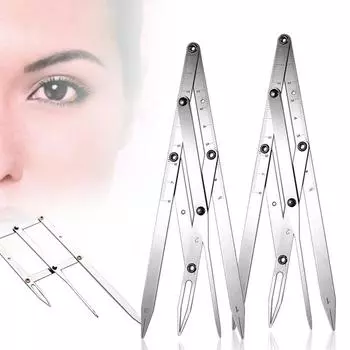 YH Eyebrow Calipers Ruler Microblading Supplies Перманентный макияж Измерительный инструмент