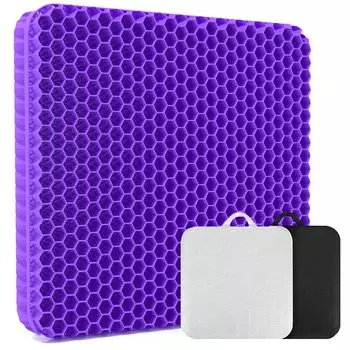 Yibaodan Extra Large Gel Cushion 46 см Double Weight Zero Gravity Cushion Подушка для поясницы Zero Cushion Honeycomb Подушка Honeycomb Size Cushion