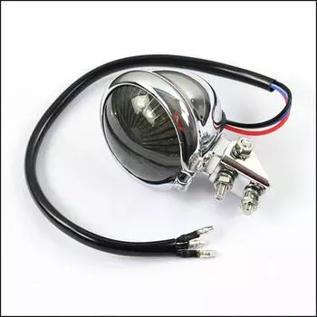 YIBO Мотоцикл Красный Светодиодный Регулируемый Стоп-Сигнал Задний Фонарь в Стиле Кафе Рейсер Байк Тормоз Задний Фонарь Стоп-Сигнал Чоппер (Серебряный)