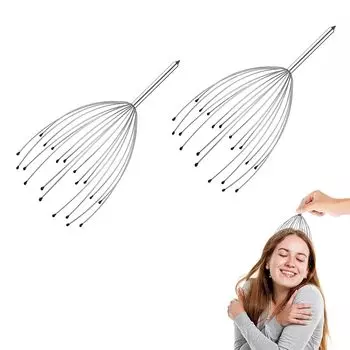 YIBOOOM Scalp 2 20 пальцев ручной массаж головы стимулирует давление покалывание кожи головы освежает способствует повышению уровня крови снятие стресса массаж, инструмент, точки,