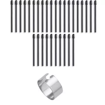 YIBOOOM Стержни для Pro Pen 2 совместимы с Pro Pen Standard Pen планшетом Хорошее письмо Легко сглаживать Manga High 30 шт. Wacom, 2, перо, наконечник,