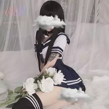 Yijin женское сексуальное нижнее белье милое чистое платье большого размера сексуальная мини-юбка униформа соблазнительный комплект 7962 average size