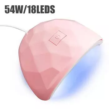 YIKOOLIN Аппарат для фототерапии ногтей, розовая УФ-светодиодная УФ-лампа высокой мощности, быстросохнущая лампа для сушки гель-лака для маникюрного салона USB