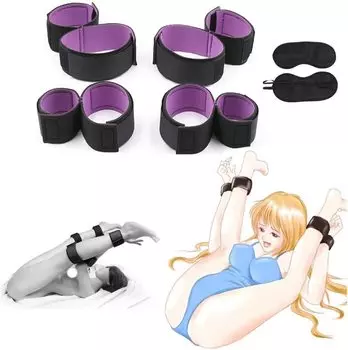 YILAIYA разведение ног СМ товары СМ пояс ремень для разведения ног ограничения ограничения наручники для ног устраняют монотонность регулируемое разведение ног искусственная кожа бондаж