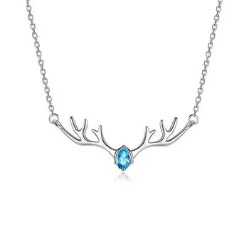 Yilu Road имеет ваше ожерелье женский японский корейский простой индивидуальный маленький олень рог кулон ошейник цепь