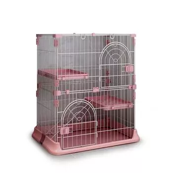 Yilucess Cat 3 Tier Cat Easy to Cat Easy to Multiple House Escape Cat Ширина 76 x Глубина 50 x Высота 89 см Клетка, Клетка, Собрать, Клетка, Стильный, Уход,