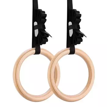 Yimidear Домашнее использование гимнастическое кольцо для подвешивания жердочка деревянный тренажер гимнастика с кольцом для подвешивания пояс для укрепления мышц максимальная нагрузка