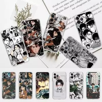Yinuoda атака на титанов Levi чехол для телефона мягкий силиконовый чехол для iphone 14 13 12 11 Pro Mini XS MAX 8 7 6 Plus X XS XR чехол iphone 14