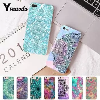 Yinuoda Mandalas Flower Funda Coque новый роскошный чехол для телефона iPhone 138 7 6 6S Plus X 10 5 5S SE XR XSMAX11 11pro 11promax iPhone XR