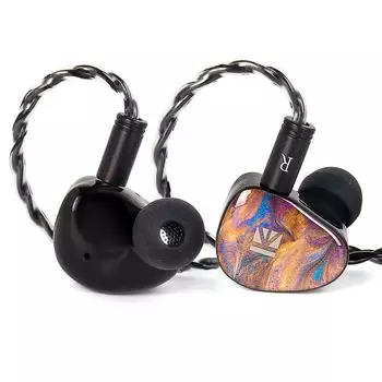 Yinyoo KBEAR KB02 Наушники Проводные Наушники Игровые Наушники Монитор 10 мм Бериллий Деликатная Смола Полированная и Масло Комбинация Кости