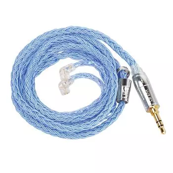 Yinyoo ST18 Earphone Sound Quality Improvement 16 Cores Silver Plated 5N Upgrade Cable Silver Plated Wire QDC Replacement Cable Soft Earphone