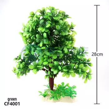 Yiren Аквариум Ландшафтный дизайн Водные растения CF40 зелёный