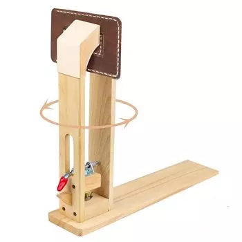 Yiteng Racing Pony Кожаный ремесленный инструмент для шитья дерева Кожаный ручной сшитый деревянный складной вращающийся на 360 градусов ремесленный инструмент швейный набор Кожаная паста