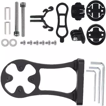 Yivoumi крепление для велосипедного компьютера из алюминиевого сплава Garmin крепление для велосипедного компьютера кронштейн Garmin крепление спереди легкий дорожный велосипед велосипед