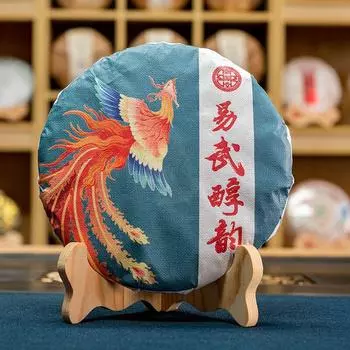 Yiwu алкогольный стишок чай пуэр выдержанный чай семь семян пирога Юньнань старое дерево выдержанный чай пуэр 357g