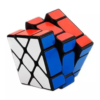 YJ Fisher Magic Cube, нерегулярно Jinggang Speed Cube с матовой наклейкой YJ 3x3x3, игрушка-головоломка для детей